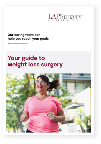 LapSurgery Australia weight loss surgery info pack brochure
